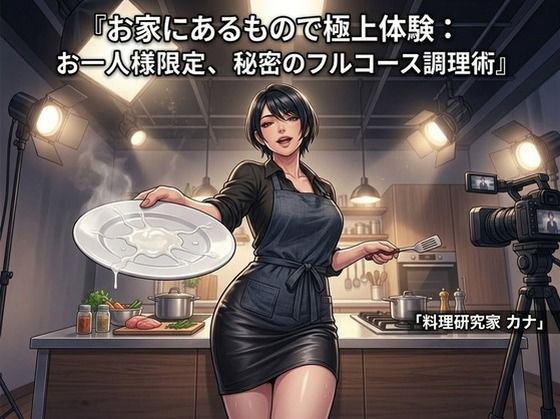 『お家にあるもので極上体験 お一人様限定 秘密のフルコース調理術』パッケージ画像